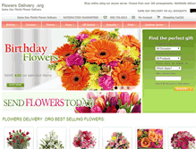Tablet Screenshot of flowersdelivery.org