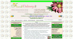 Desktop Screenshot of flowersdelivery.lt